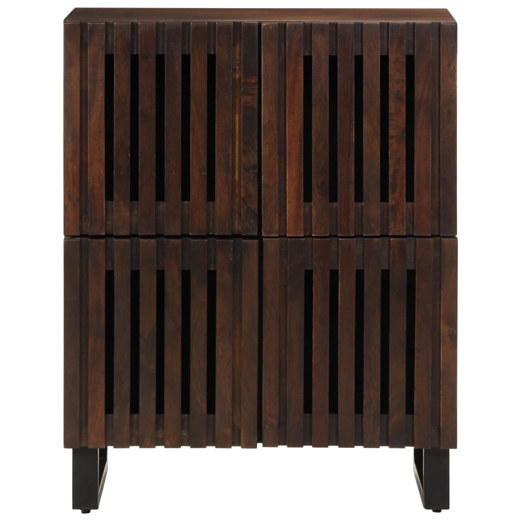 Dressoir 60x34x75 cm massief mangohout bruin Opbergkasten & lockerkasten | Creëer jouw Trendy Thuis | Gratis bezorgd & Retour | Trendy.nl