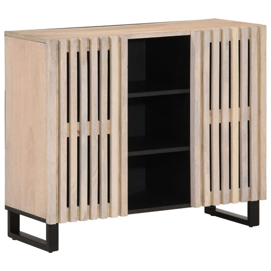 Dressoir 90x34x75 cm massief mangohout Opbergkasten & lockerkasten | Creëer jouw Trendy Thuis | Gratis bezorgd & Retour | Trendy.nl