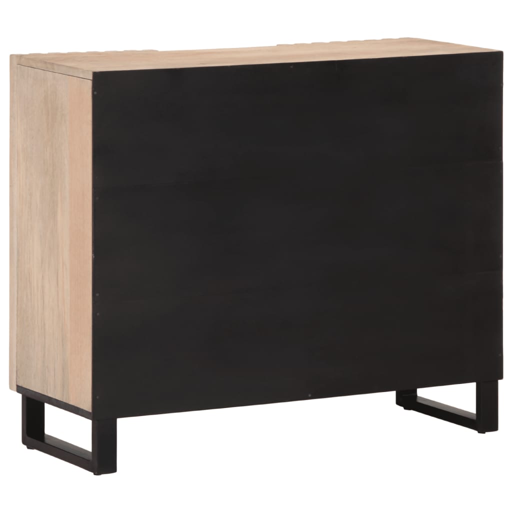 Dressoir 90x34x75 cm massief mangohout Opbergkasten & lockerkasten | Creëer jouw Trendy Thuis | Gratis bezorgd & Retour | Trendy.nl