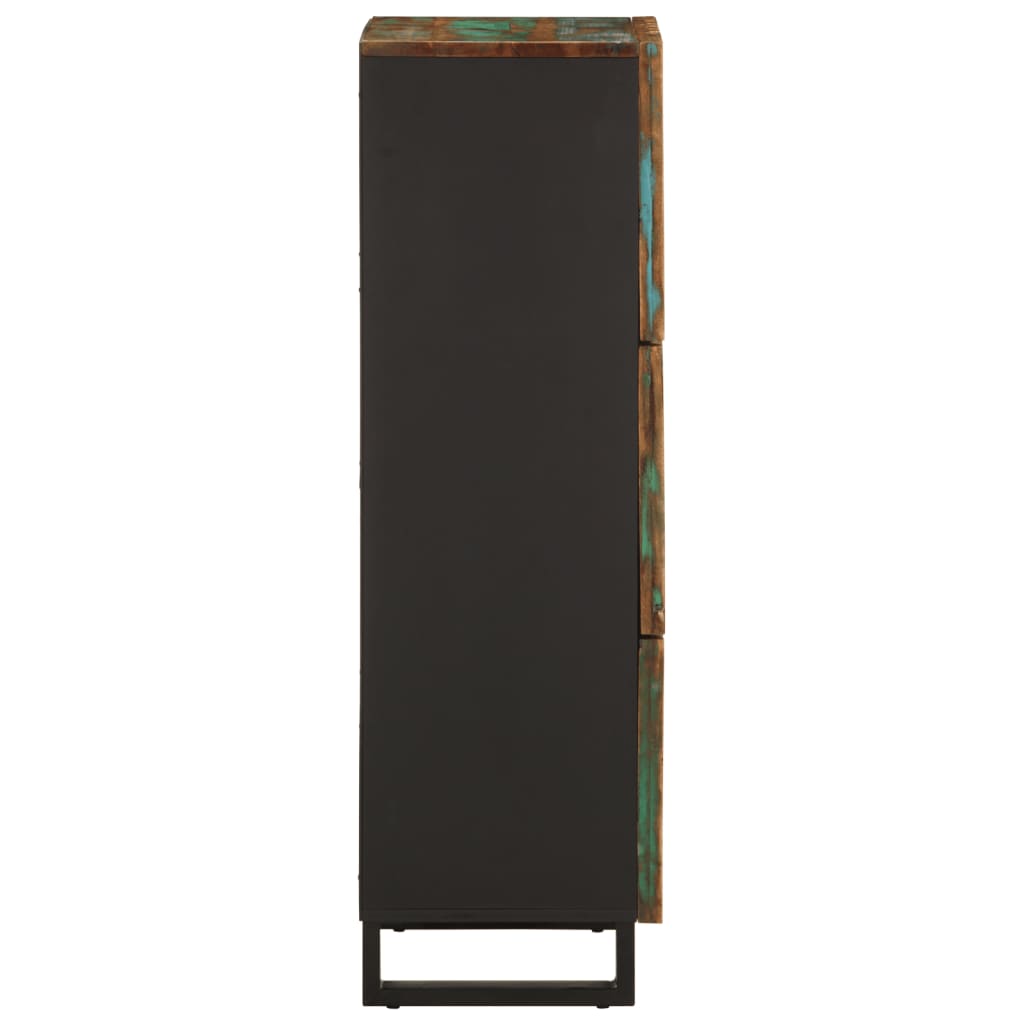 Hoge kast 40x34x110 cm massief acaciahout Cd- & dvd-kasten | Creëer jouw Trendy Thuis | Gratis bezorgd & Retour | Trendy.nl