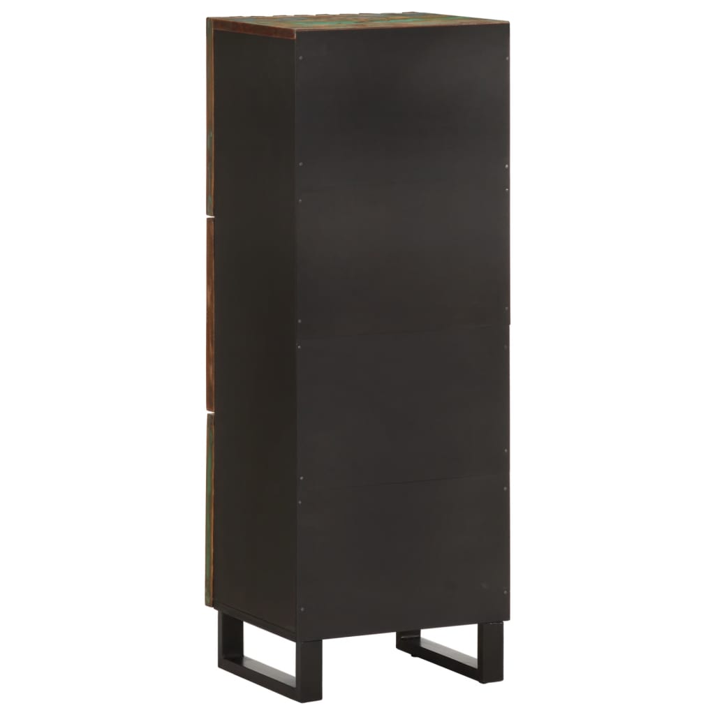 Hoge kast 40x34x110 cm massief acaciahout Cd- & dvd-kasten | Creëer jouw Trendy Thuis | Gratis bezorgd & Retour | Trendy.nl