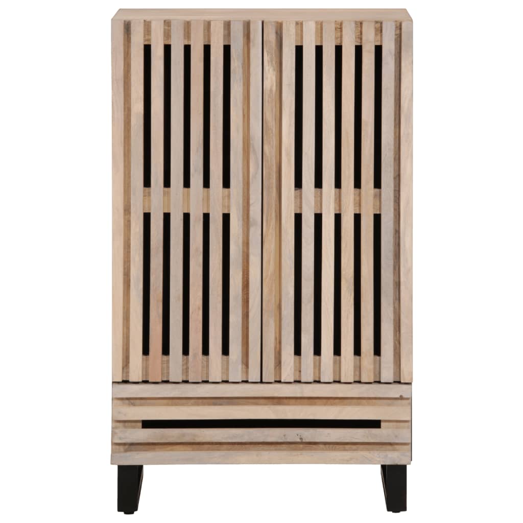 Hoge kast 60x34x100 cm massief mangohout Cd- & dvd-kasten | Creëer jouw Trendy Thuis | Gratis bezorgd & Retour | Trendy.nl