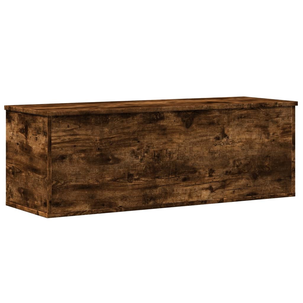 Opbergbox 102x35x35 cm bewerkt hout gerookt eikenkleurig Opbergkisten | Creëer jouw Trendy Thuis | Gratis bezorgd & Retour | Trendy.nl