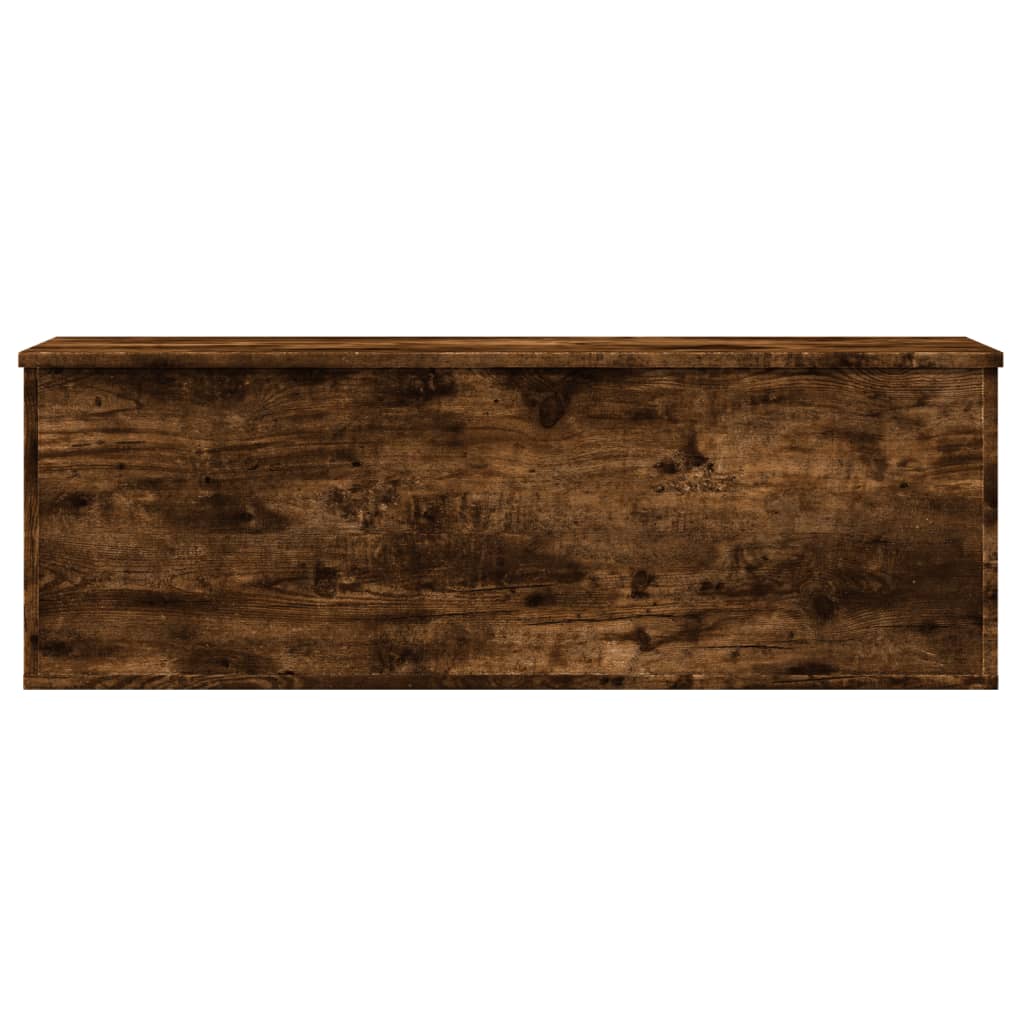 Opbergbox 102x35x35 cm bewerkt hout gerookt eikenkleurig Opbergkisten | Creëer jouw Trendy Thuis | Gratis bezorgd & Retour | Trendy.nl