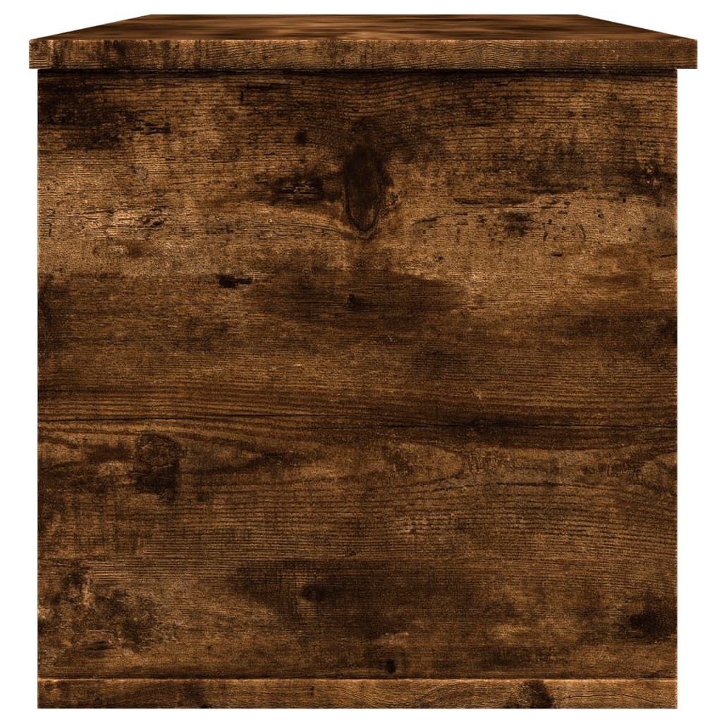 Opbergbox 102x35x35 cm bewerkt hout gerookt eikenkleurig Opbergkisten | Creëer jouw Trendy Thuis | Gratis bezorgd & Retour | Trendy.nl