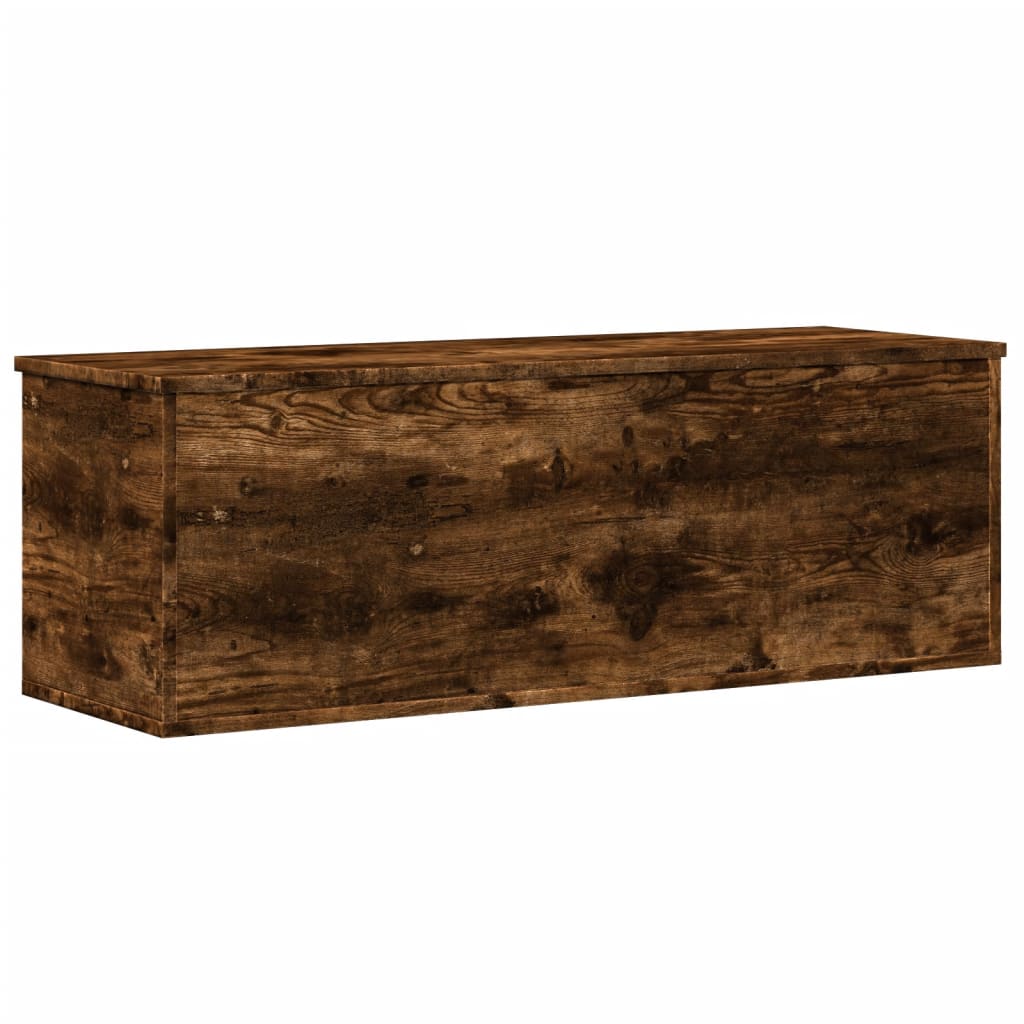 Opbergbox 102x35x35 cm bewerkt hout gerookt eikenkleurig Opbergkisten | Creëer jouw Trendy Thuis | Gratis bezorgd & Retour | Trendy.nl