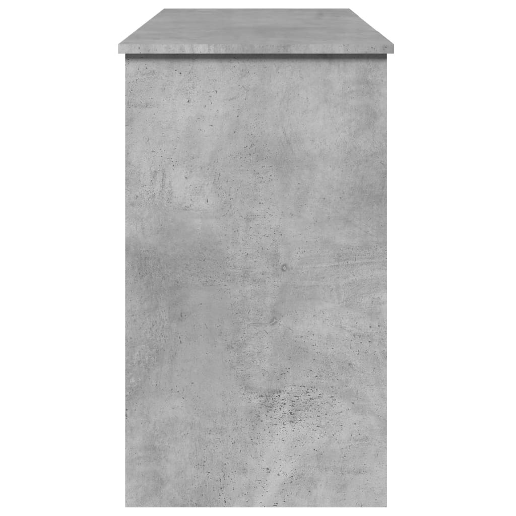 Kaptafel met spiegel 100x45x76 cm betongrijs Slaapkamerkaptafels | Creëer jouw Trendy Thuis | Gratis bezorgd & Retour | Trendy.nl