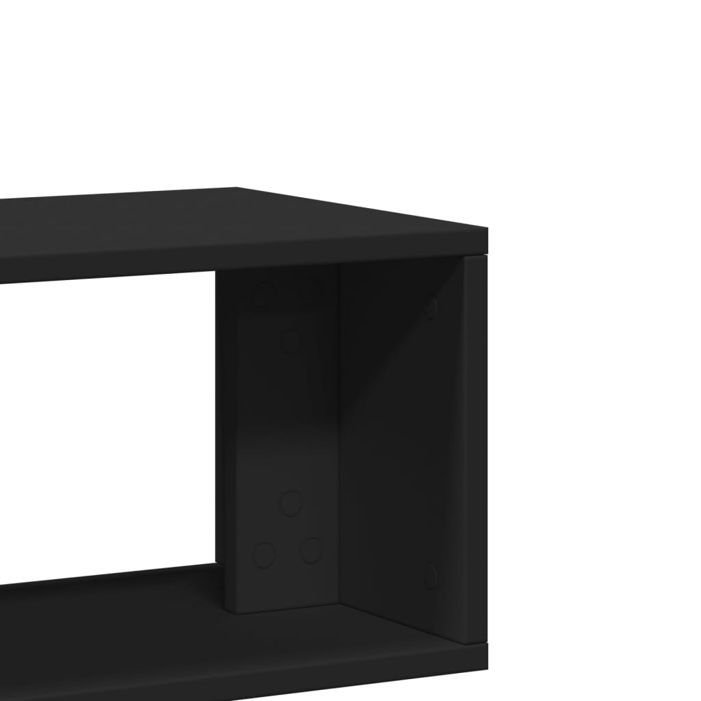 Tv-meubelen 2 st 100x30x50 cm bewerkt hout zwart