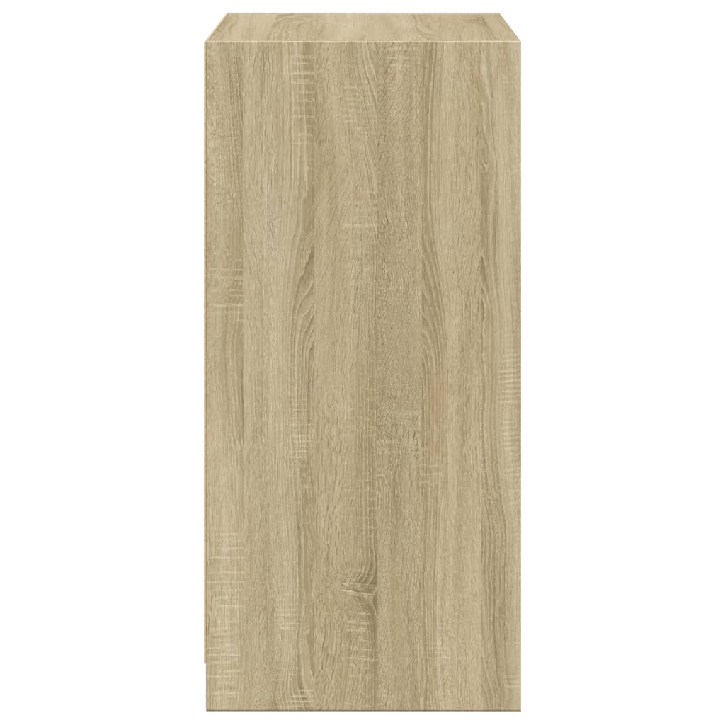 Kledingkast 48x41x102 cm bewerkt hout sonoma eikenkleurig