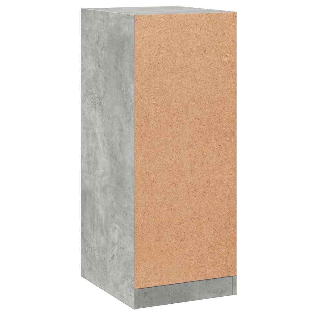 Kledingkast 48x41x102 cm bewerkt hout betongrijs
