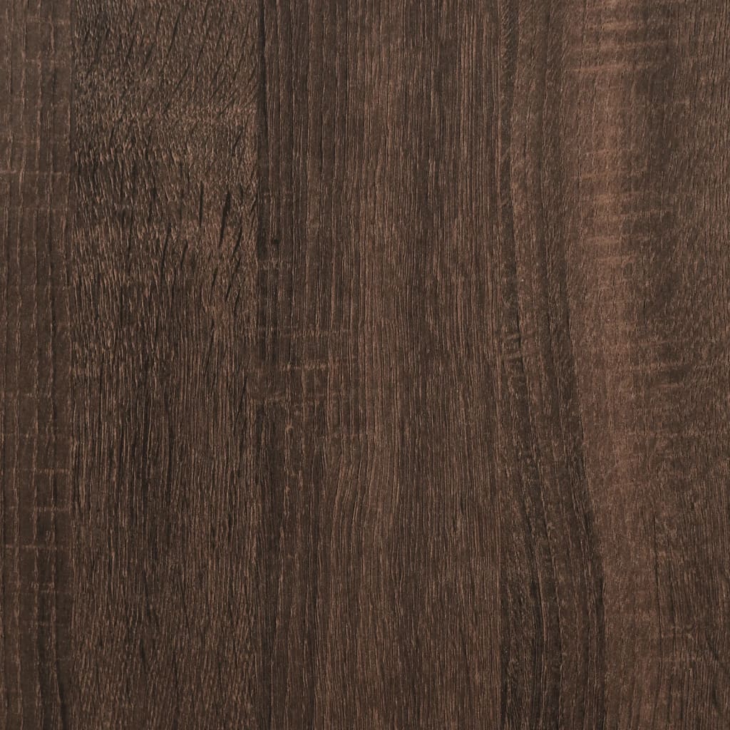 Kledingkast 48x41x102 cm bewerkt hout bruin eikenkleurig