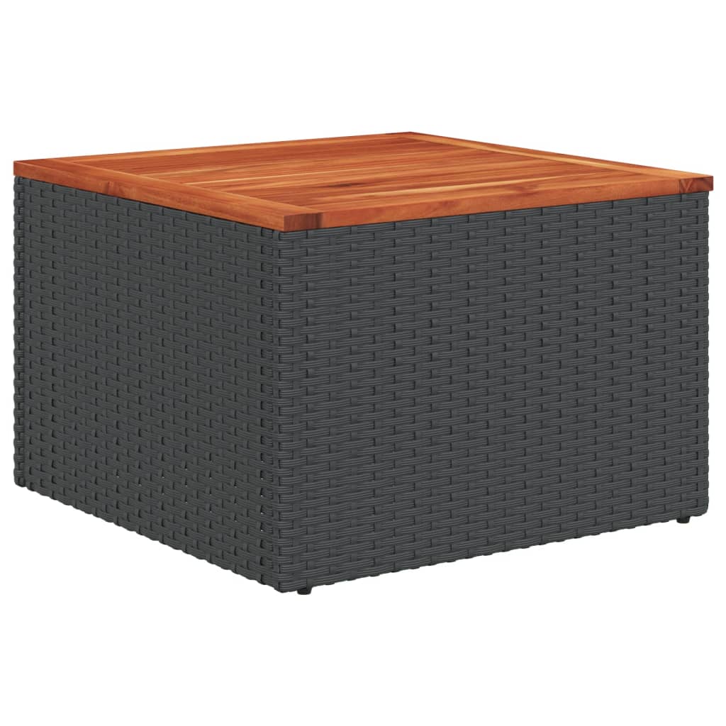 8-delige Loungeset met kussens poly rattan zwart Modulaire tuinbanken | Creëer jouw Trendy Thuis | Gratis bezorgd & Retour | Trendy.nl