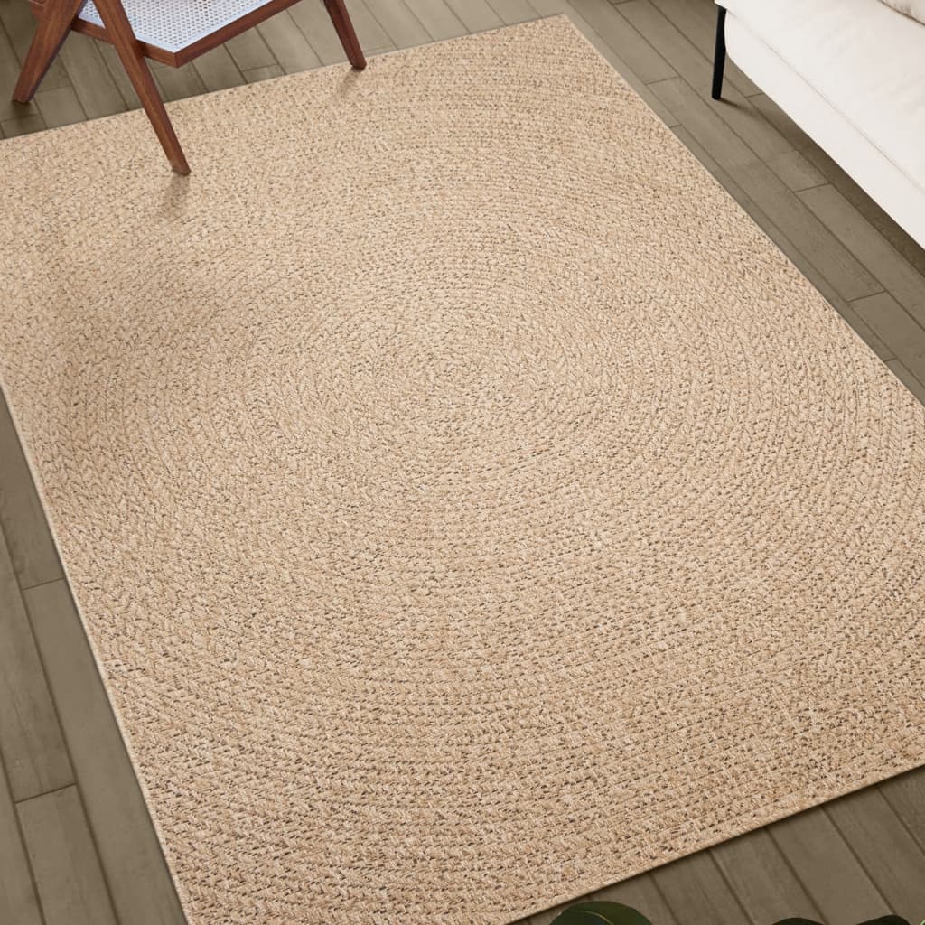 Vloerkleed ZIZUR binnen en buiten 60x110 cm jute look Vloerkleden | Creëer jouw Trendy Thuis | Gratis bezorgd & Retour | Trendy.nl