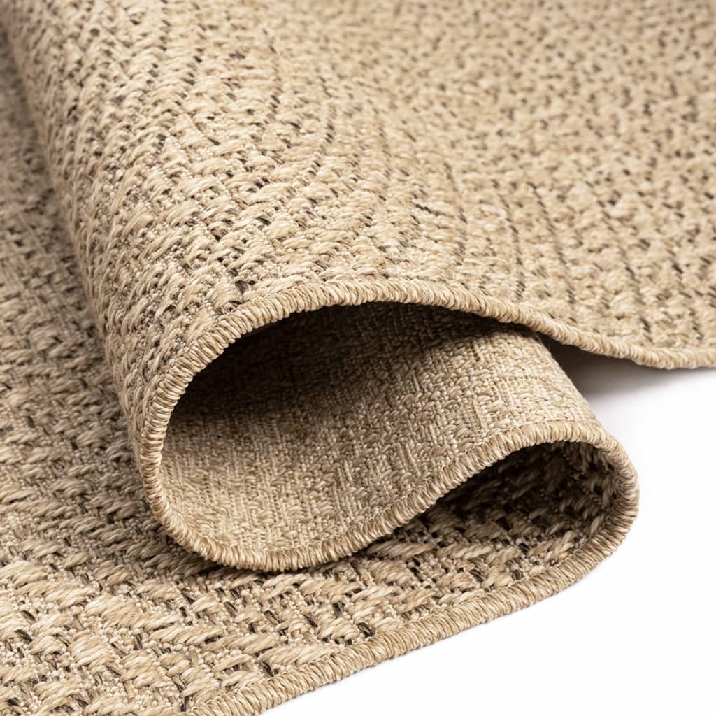 Vloerkleed ZIZUR binnen en buiten 60x110 cm jute look Vloerkleden | Creëer jouw Trendy Thuis | Gratis bezorgd & Retour | Trendy.nl