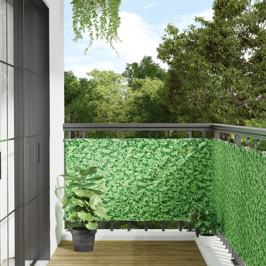 Tuinscherm plantpatroon 800x75 cm PVC groen Schuttingen & hekwerken | Creëer jouw Trendy Thuis | Gratis bezorgd & Retour | Trendy.nl