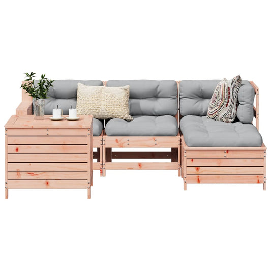 5-delige Loungeset massief douglas vurenhout Tuinsets | Creëer jouw Trendy Thuis | Gratis bezorgd & Retour | Trendy.nl