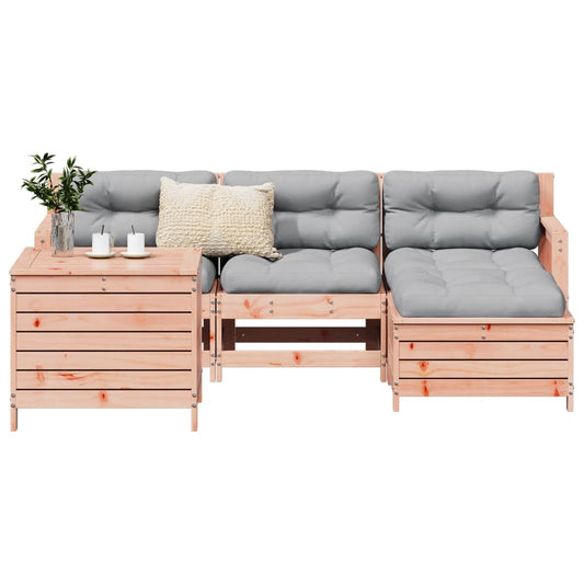 5-delige Loungeset massief douglas vurenhout Tuinsets | Creëer jouw Trendy Thuis | Gratis bezorgd & Retour | Trendy.nl