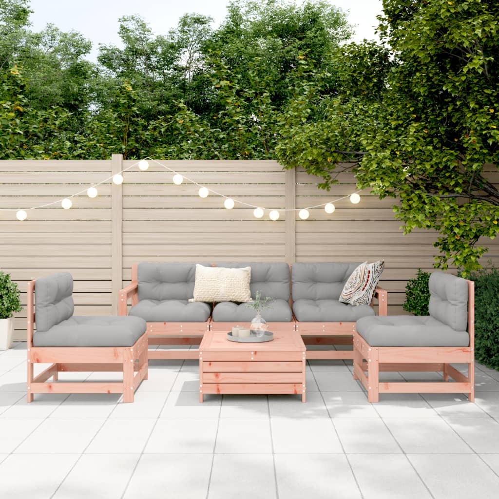 6-delige Loungeset massief douglas vurenhout Tuinsets | Creëer jouw Trendy Thuis | Gratis bezorgd & Retour | Trendy.nl