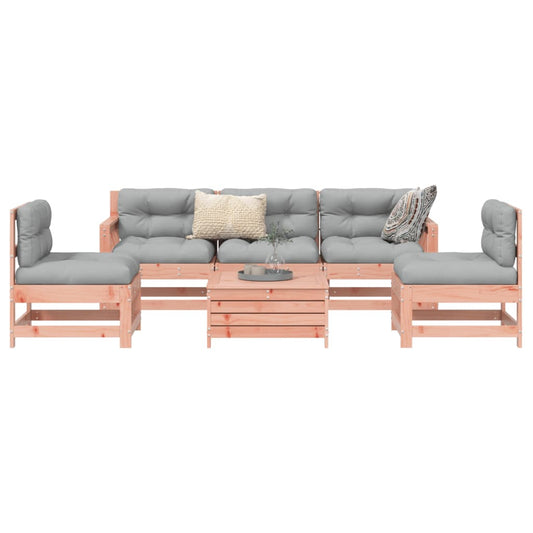 6-delige Loungeset massief douglas vurenhout Tuinsets | Creëer jouw Trendy Thuis | Gratis bezorgd & Retour | Trendy.nl