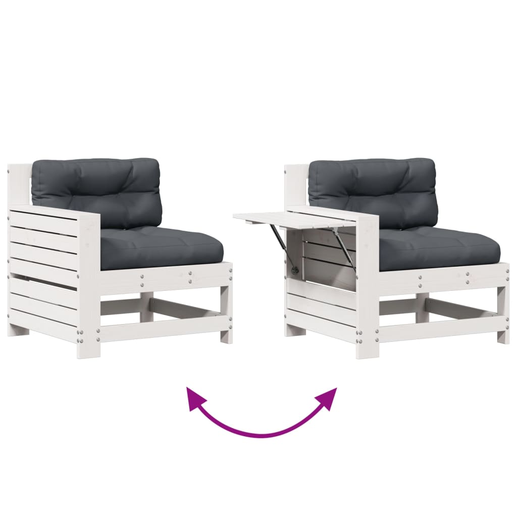 4-delige Loungeset met kussens massief grenenhout Tuinsets | Creëer jouw Trendy Thuis | Gratis bezorgd & Retour | Trendy.nl