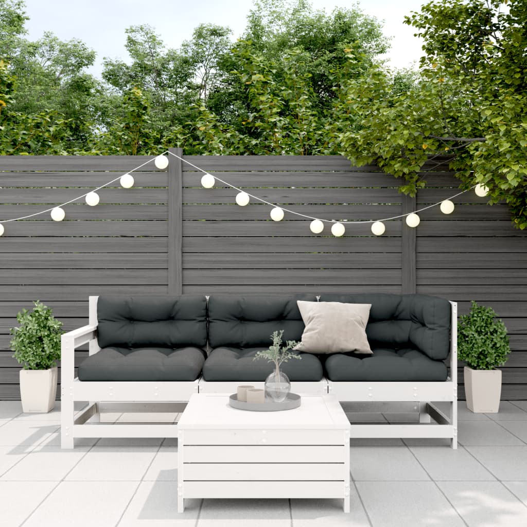 4-delige Loungeset met kussens massief grenenhout Tuinsets | Creëer jouw Trendy Thuis | Gratis bezorgd & Retour | Trendy.nl