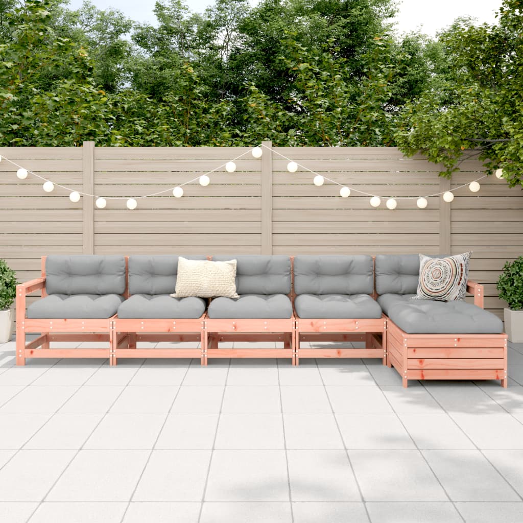 6-delige Loungeset massief douglas vurenhout Tuinsets | Creëer jouw Trendy Thuis | Gratis bezorgd & Retour | Trendy.nl