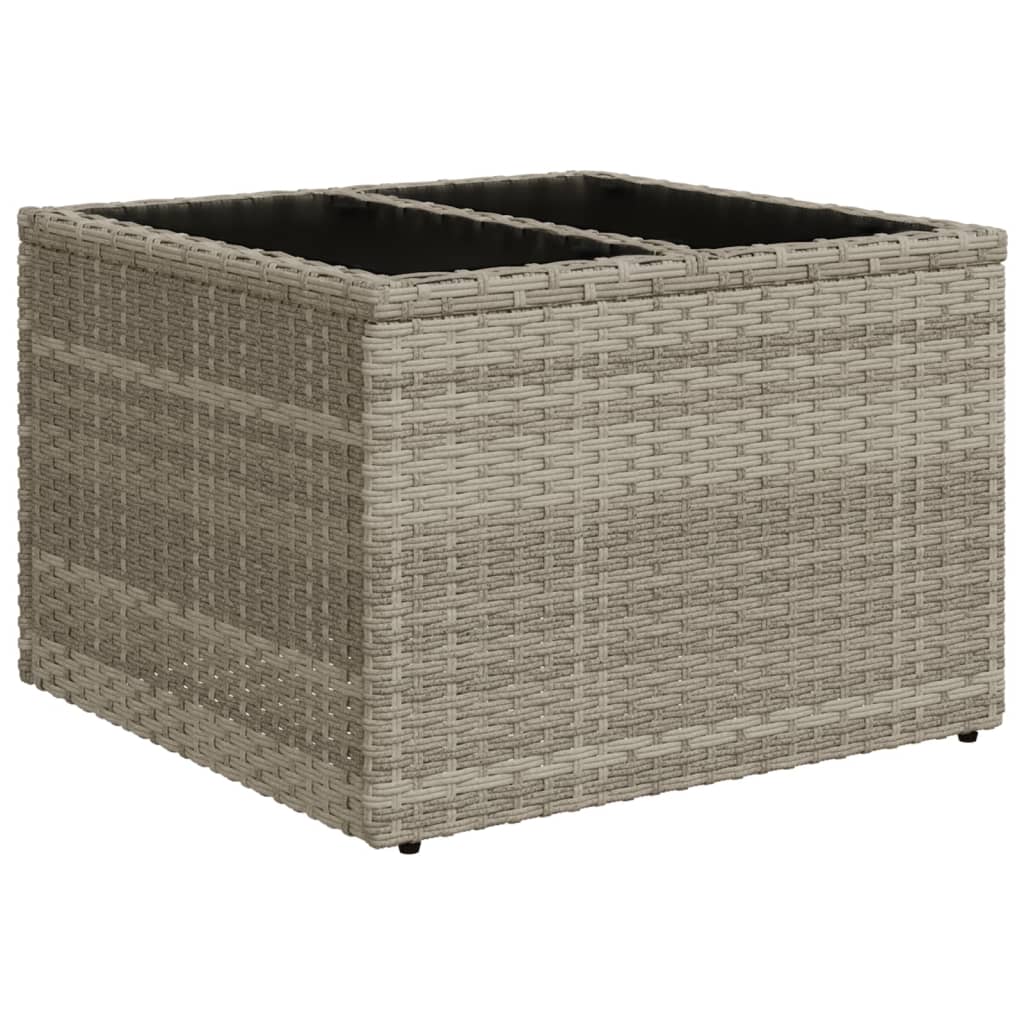 4-delige Loungeset met kussens poly rattan lichtgrijs Modulaire tuinbanken | Creëer jouw Trendy Thuis | Gratis bezorgd & Retour | Trendy.nl