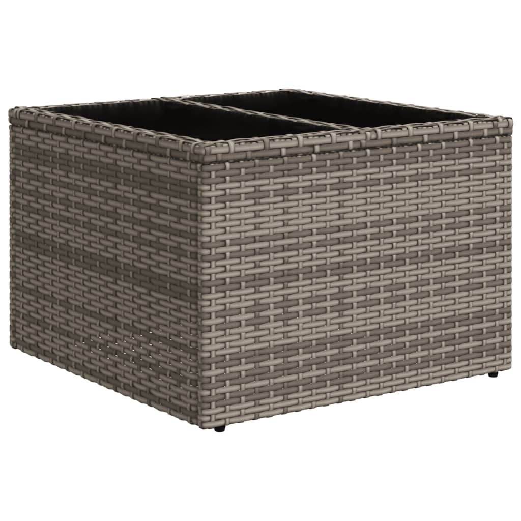 5-delige Loungeset met kussens poly rattan grijs Modulaire tuinbanken | Creëer jouw Trendy Thuis | Gratis bezorgd & Retour | Trendy.nl