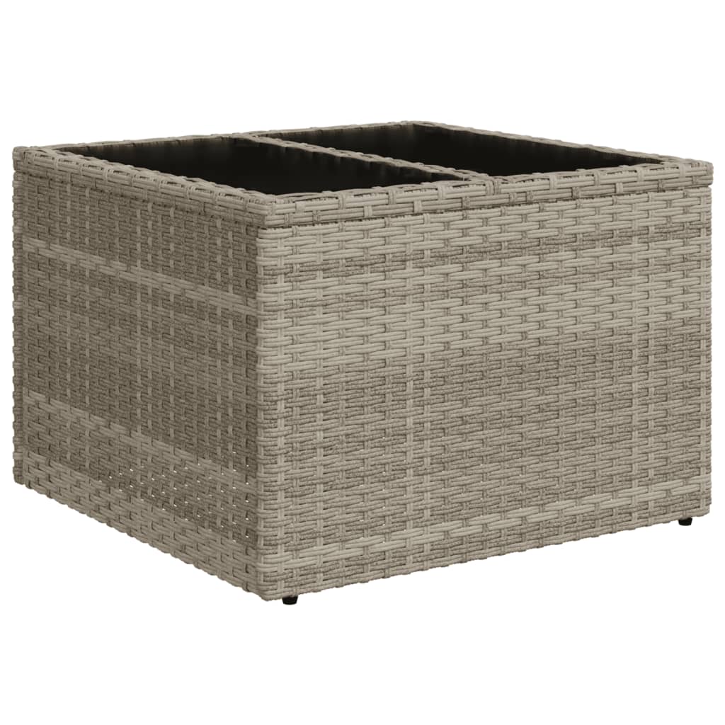 6-delige Loungeset met kussens poly rattan lichtgrijs Modulaire tuinbanken | Creëer jouw Trendy Thuis | Gratis bezorgd & Retour | Trendy.nl