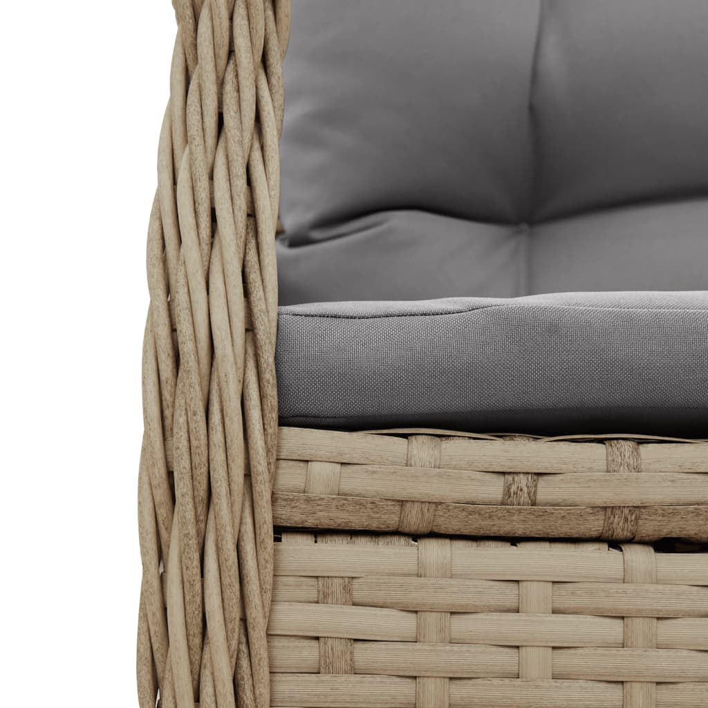 5-delige Tuinset met kussens poly rattan beige Tuinsets | Creëer jouw Trendy Thuis | Gratis bezorgd & Retour | Trendy.nl