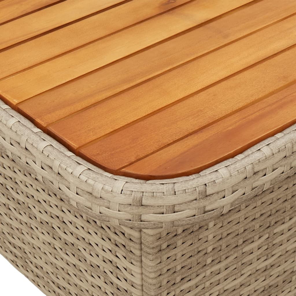 5-delige Tuinset met kussens poly rattan beige Tuinsets | Creëer jouw Trendy Thuis | Gratis bezorgd & Retour | Trendy.nl