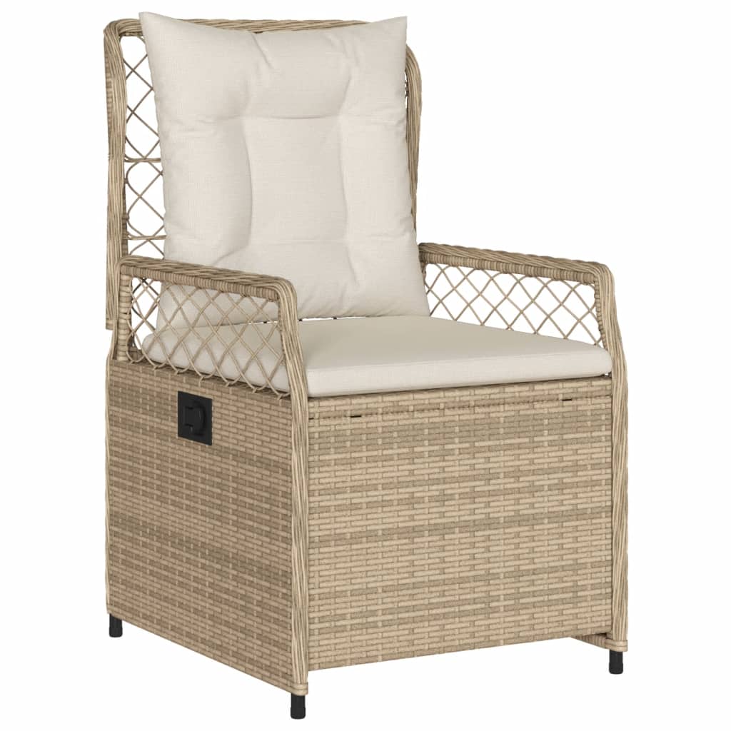 9-delige Tuinset met kussens poly rattan beige Tuinsets | Creëer jouw Trendy Thuis | Gratis bezorgd & Retour | Trendy.nl