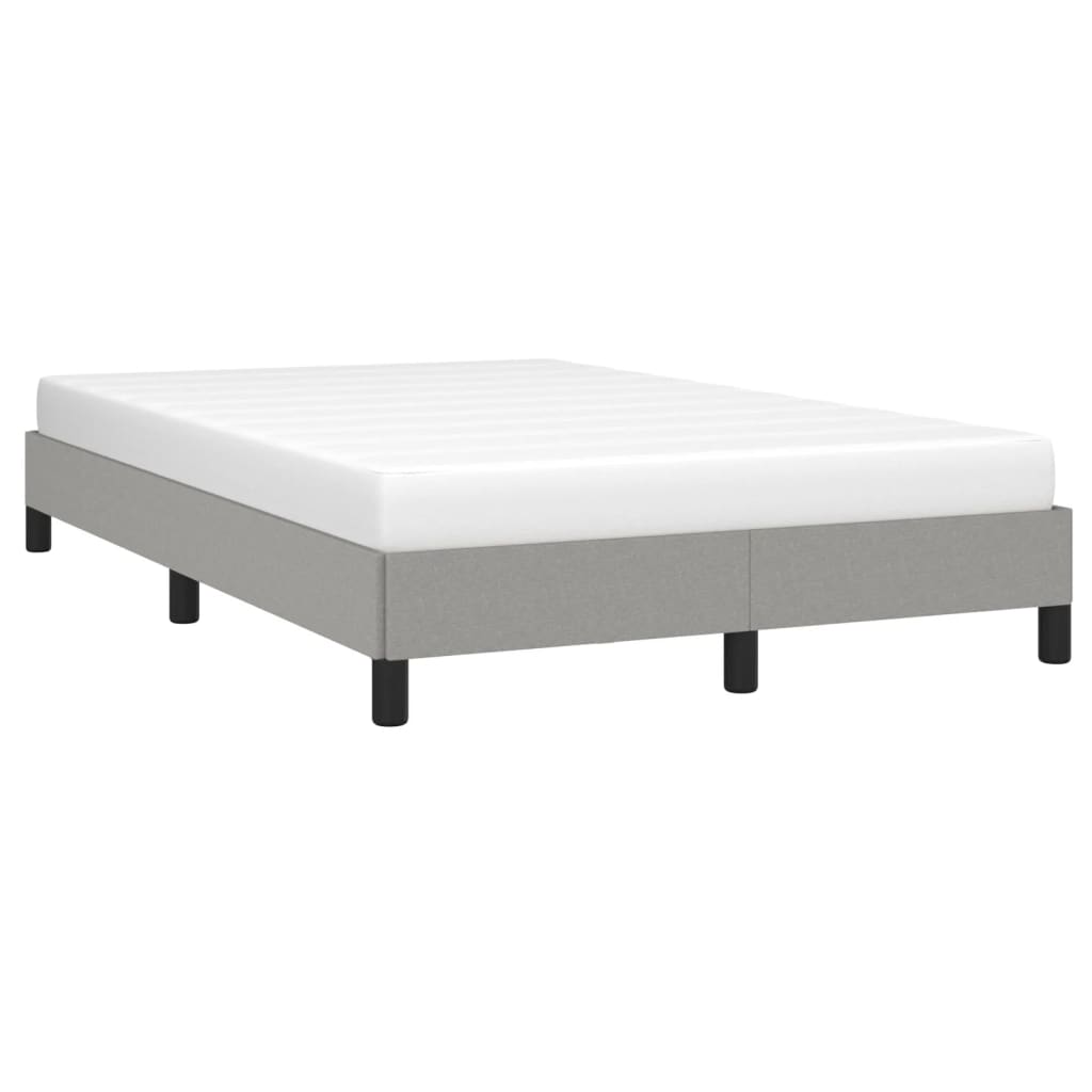 Bedframe stof lichtgrijs 120x190 cm Bedden & bedframes | Creëer jouw Trendy Thuis | Gratis bezorgd & Retour | Trendy.nl