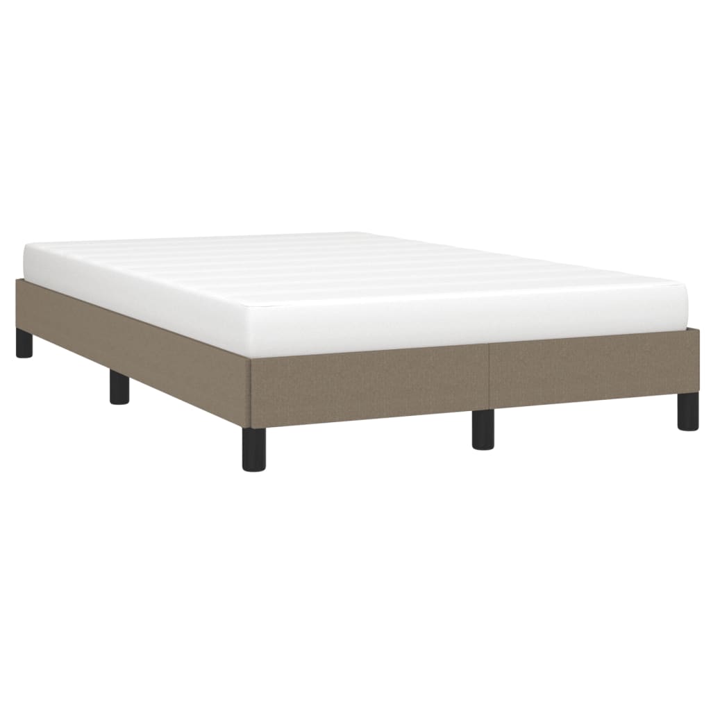 Bedframe stof taupe 120x190 cm Bedden & bedframes | Creëer jouw Trendy Thuis | Gratis bezorgd & Retour | Trendy.nl