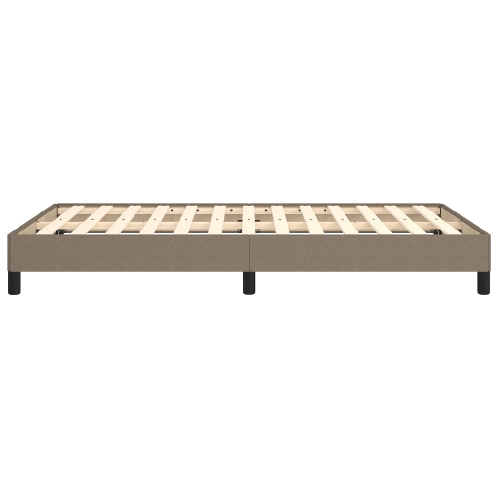 Bedframe stof taupe 120x190 cm Bedden & bedframes | Creëer jouw Trendy Thuis | Gratis bezorgd & Retour | Trendy.nl