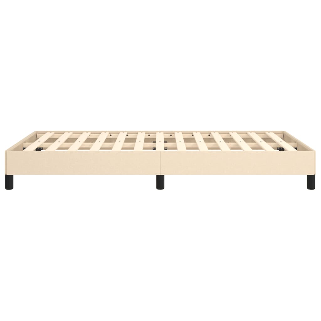 Bedframe stof crèmekleurig 120x190 cm Bedden & bedframes | Creëer jouw Trendy Thuis | Gratis bezorgd & Retour | Trendy.nl