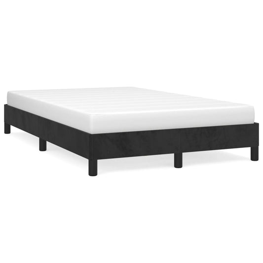 Bedframe fluweel zwart 120x190 cm Bedden & bedframes | Creëer jouw Trendy Thuis | Gratis bezorgd & Retour | Trendy.nl