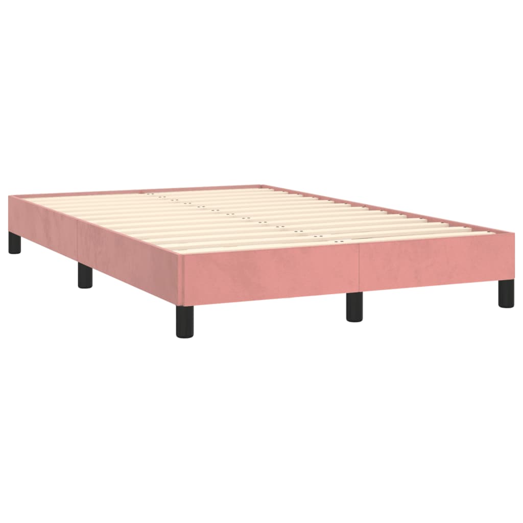 Bedframe fluweel roze 120x190 cm Bedden & bedframes | Creëer jouw Trendy Thuis | Gratis bezorgd & Retour | Trendy.nl