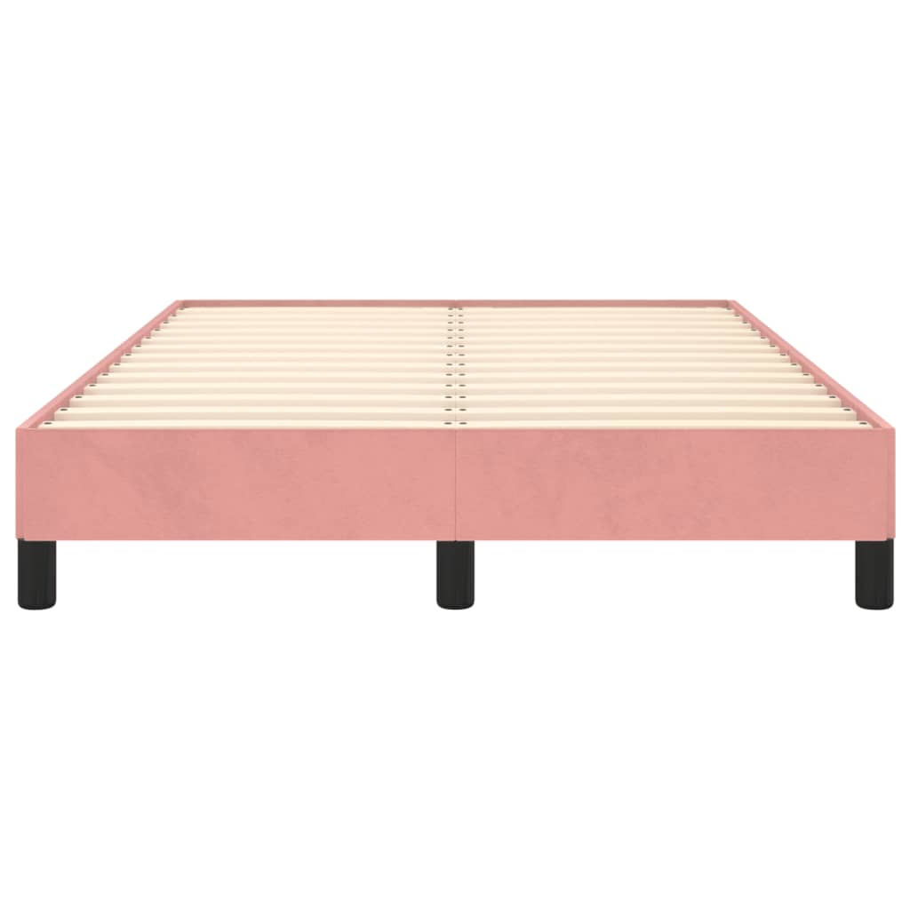 Bedframe fluweel roze 120x190 cm Bedden & bedframes | Creëer jouw Trendy Thuis | Gratis bezorgd & Retour | Trendy.nl