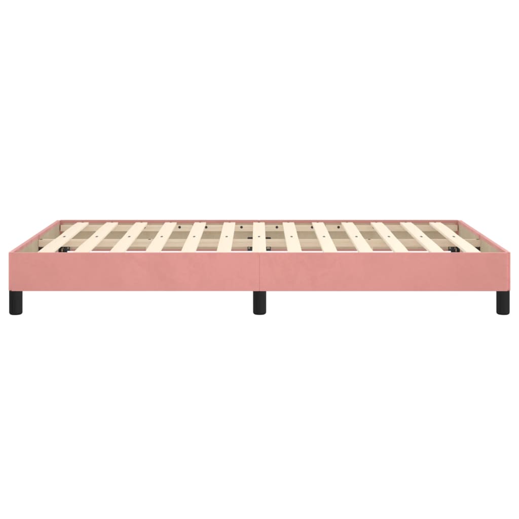 Bedframe fluweel roze 120x190 cm Bedden & bedframes | Creëer jouw Trendy Thuis | Gratis bezorgd & Retour | Trendy.nl