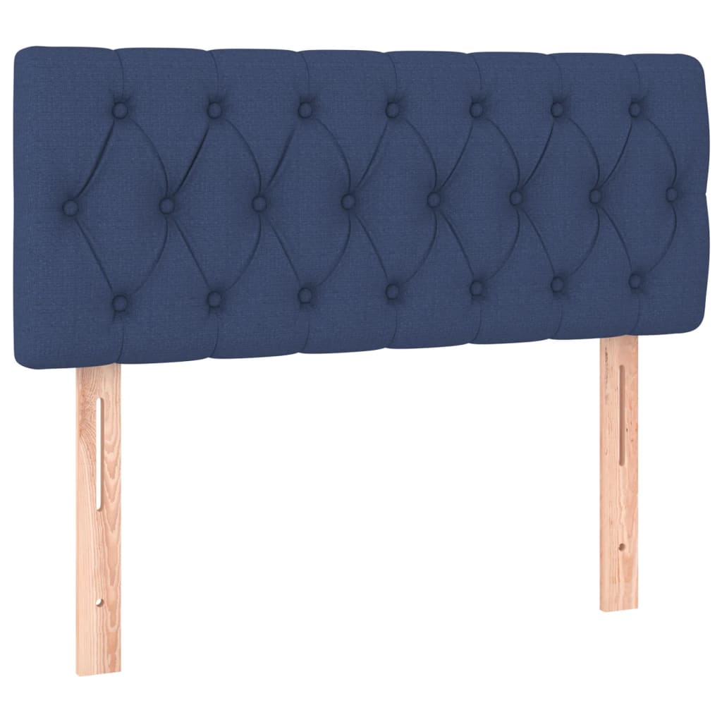 Boxspring met matras en LED stof blauw 120x190 cm Bedden & bedframes | Creëer jouw Trendy Thuis | Gratis bezorgd & Retour | Trendy.nl