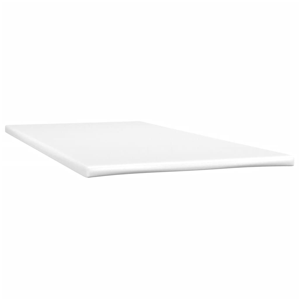 Boxspring met matras en LED stof crèmekleurig 120x190 cm Bedden & bedframes | Creëer jouw Trendy Thuis | Gratis bezorgd & Retour | Trendy.nl