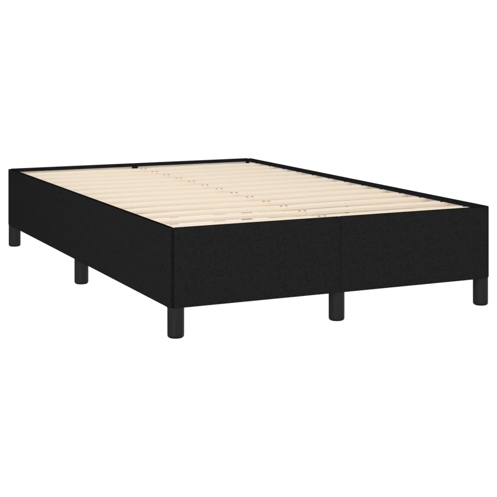 Boxspring met matras en LED stof zwart 120x190 cm Bedden & bedframes | Creëer jouw Trendy Thuis | Gratis bezorgd & Retour | Trendy.nl