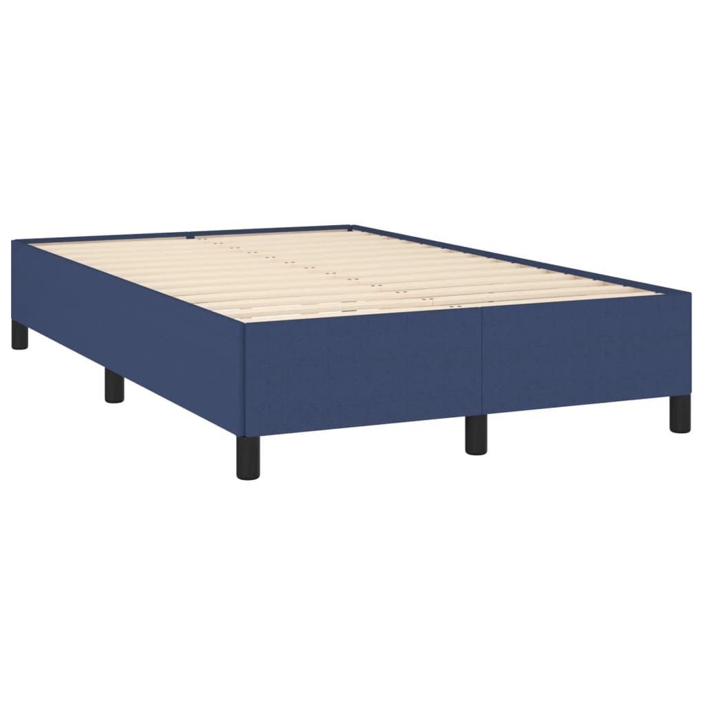 Boxspring met matras en LED stof blauw 120x190 cm Bedden & bedframes | Creëer jouw Trendy Thuis | Gratis bezorgd & Retour | Trendy.nl