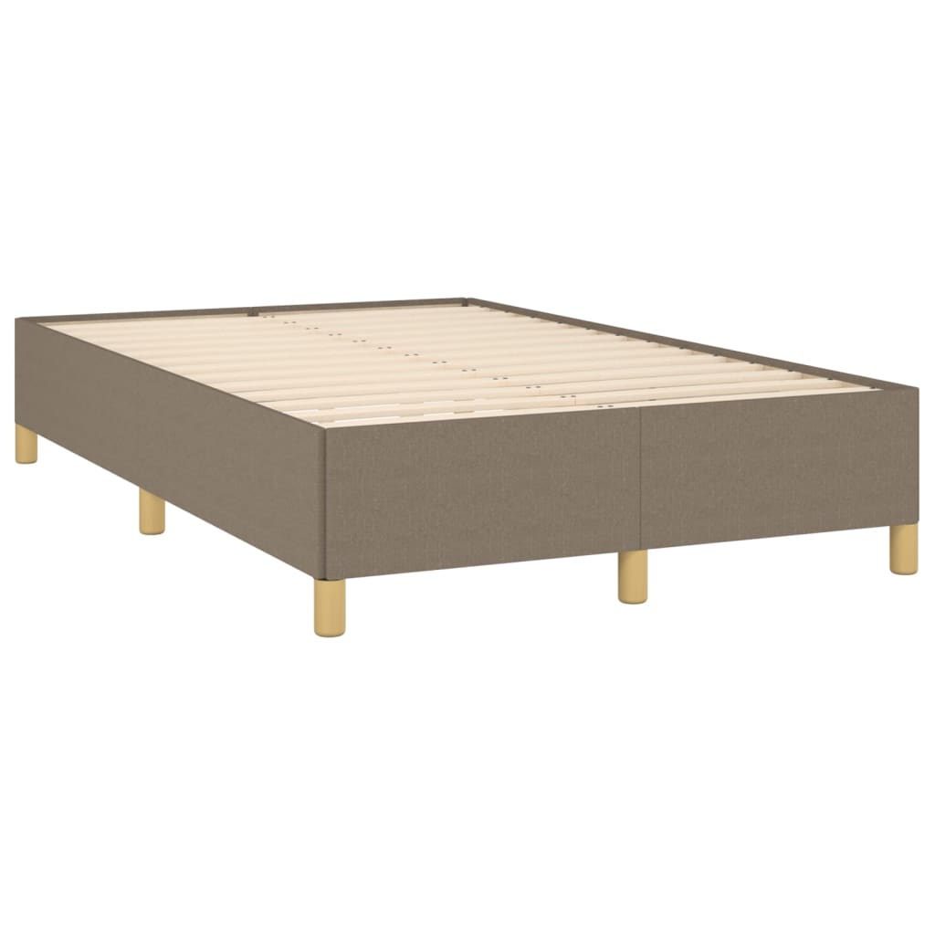 Boxspring met matras en LED stof taupe 120x190 cm Bedden & bedframes | Creëer jouw Trendy Thuis | Gratis bezorgd & Retour | Trendy.nl