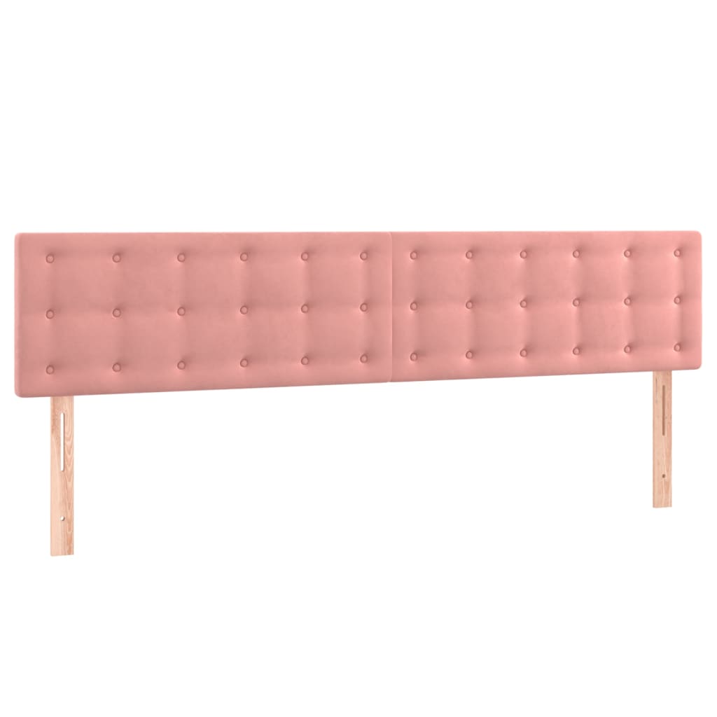 Boxspring met matras en LED fluweel roze 120x190 cm Bedden & bedframes | Creëer jouw Trendy Thuis | Gratis bezorgd & Retour | Trendy.nl