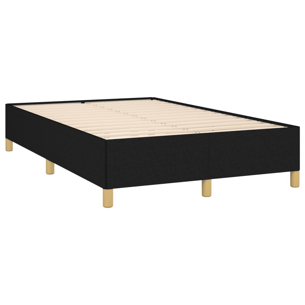 Boxspring met matras stof zwart 120x190 cm Bedden & bedframes | Creëer jouw Trendy Thuis | Gratis bezorgd & Retour | Trendy.nl