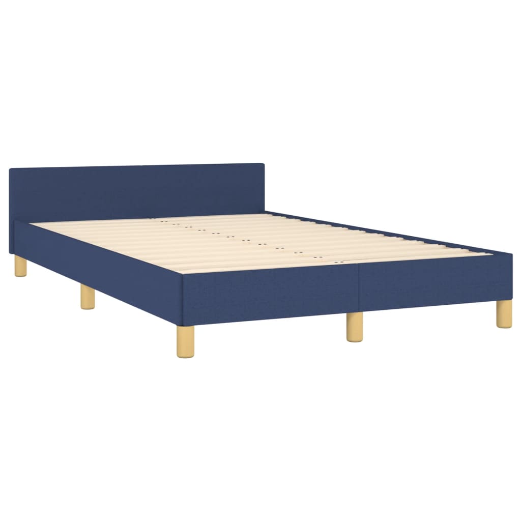 Bedframe zonder matras 120x190 cm stof blauw