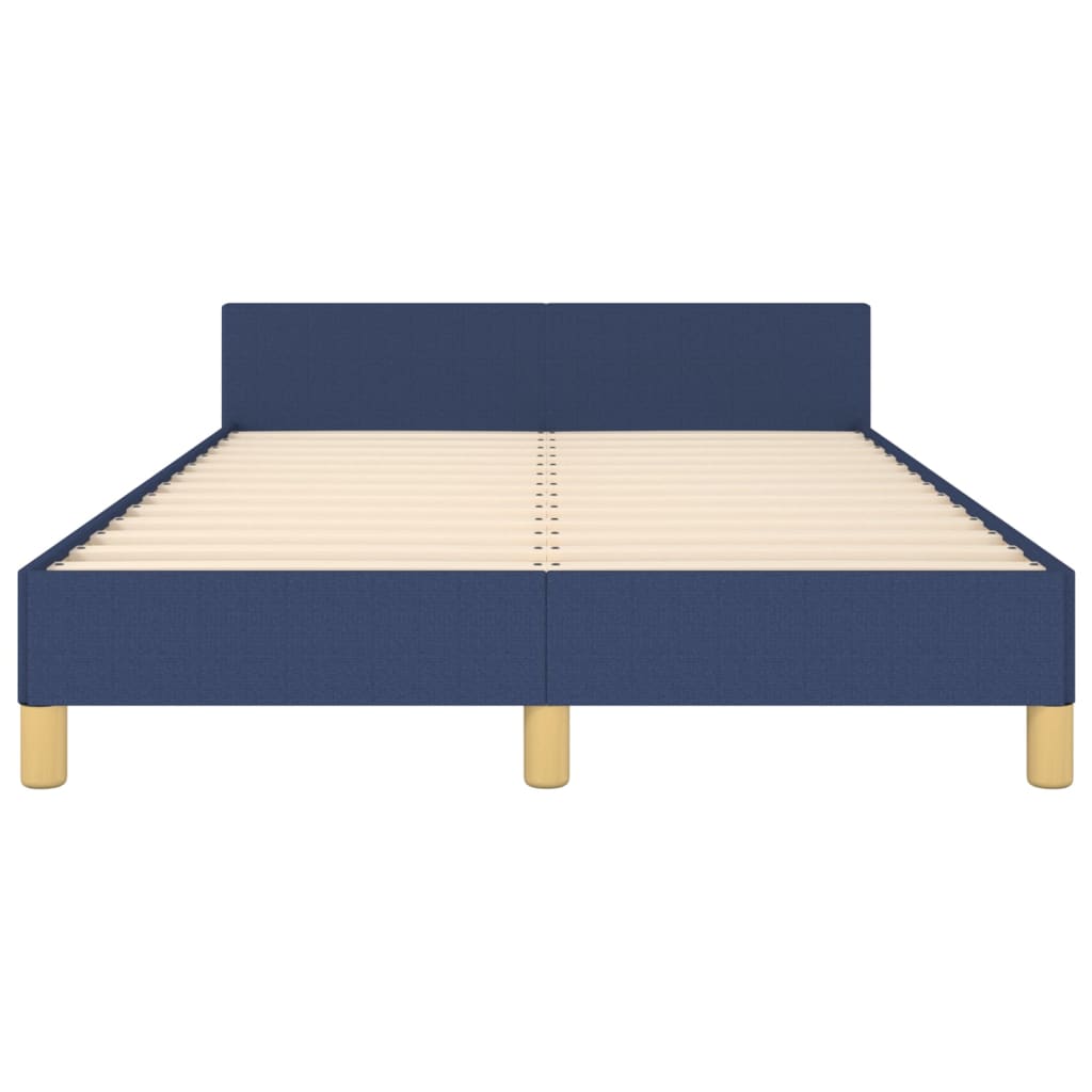 Bedframe zonder matras 120x190 cm stof blauw