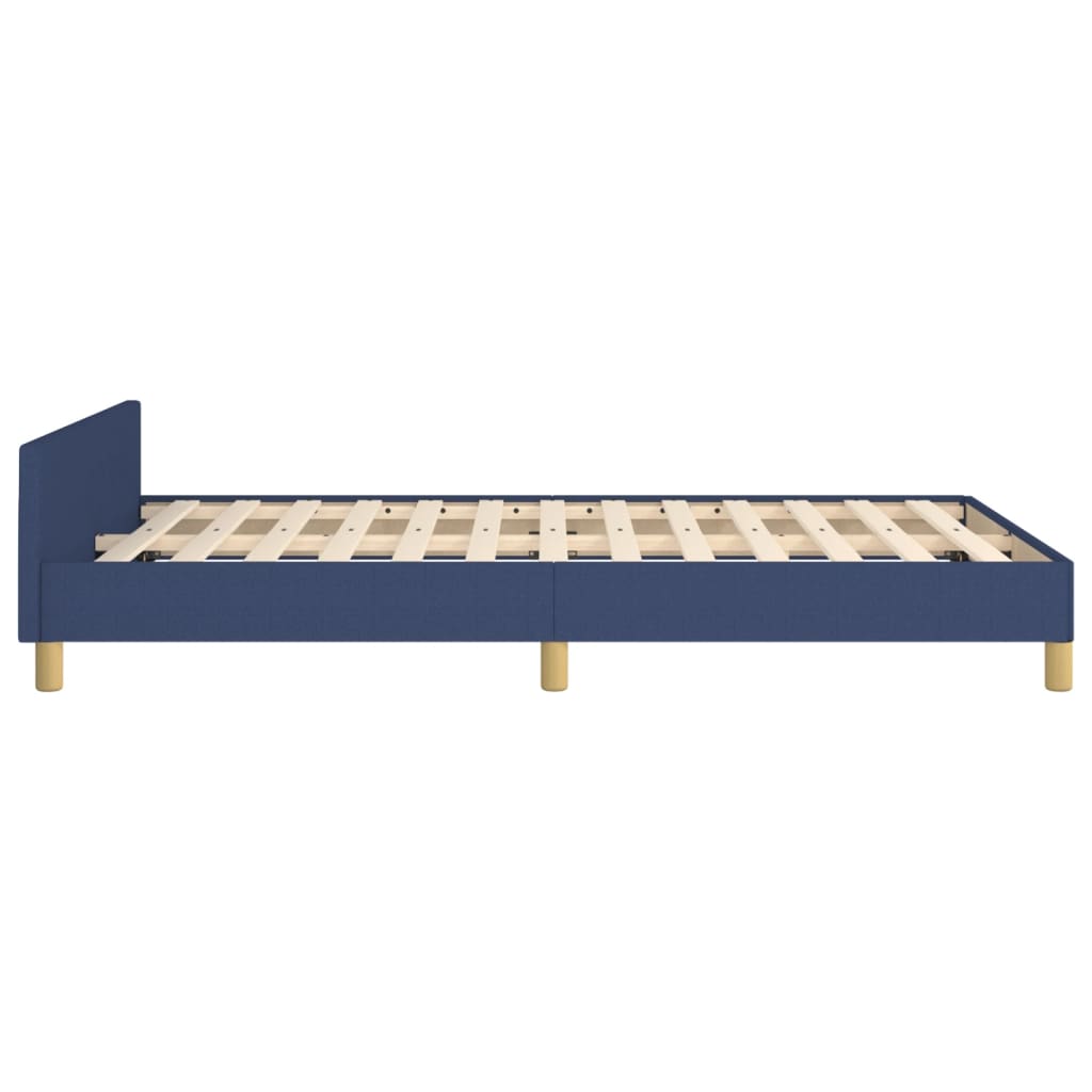 Bedframe zonder matras 120x190 cm stof blauw